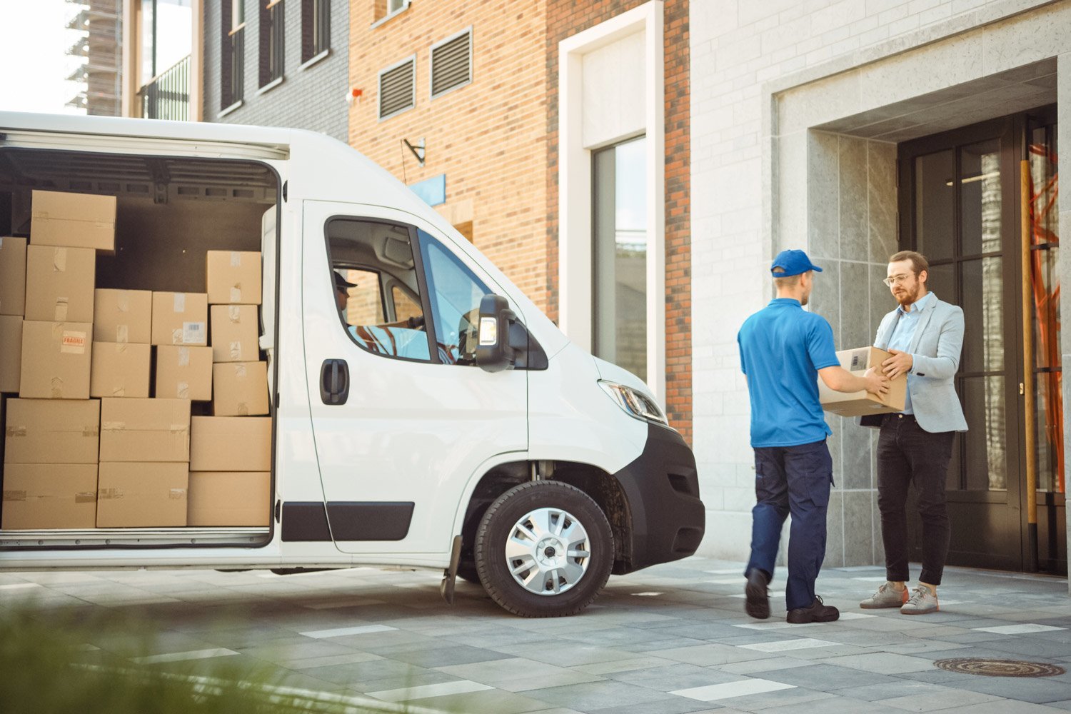 Delivery and transportation service handling commercial items